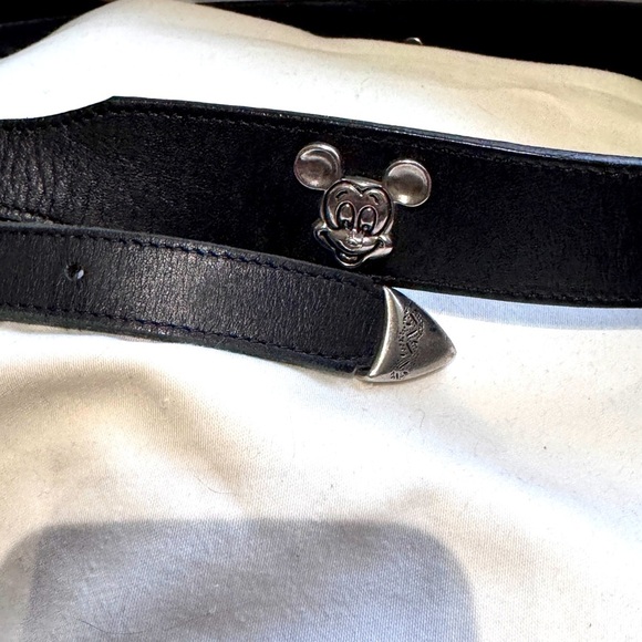 Disney Black Belt with Silver Buckle - Picture 13 of 15